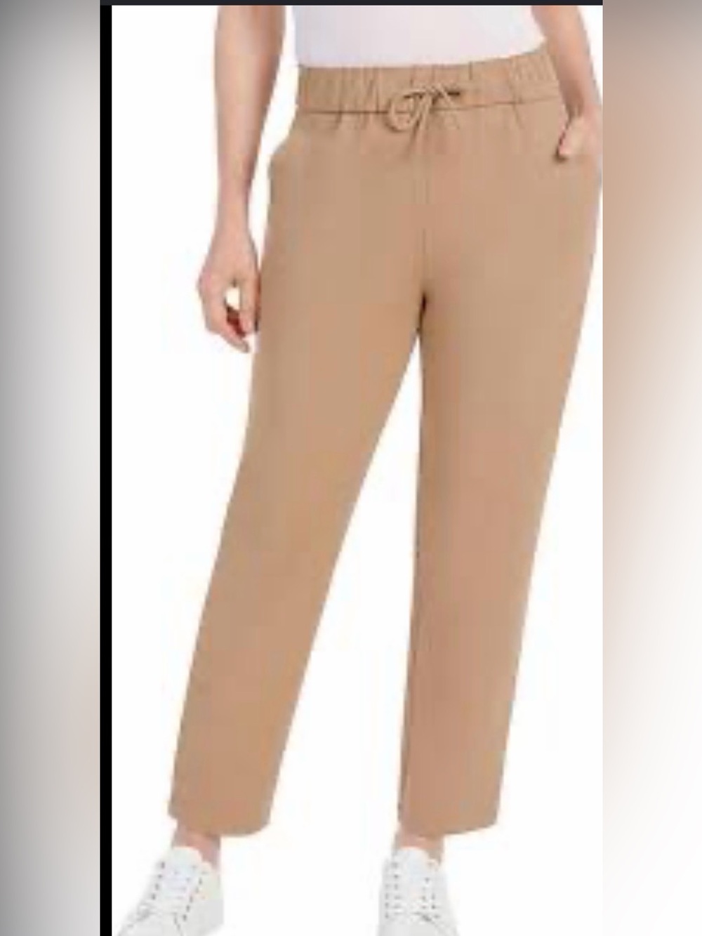 Hilary Radley Ladies' Pull-On Pant with Pockets in the shade Portobello (Tan)